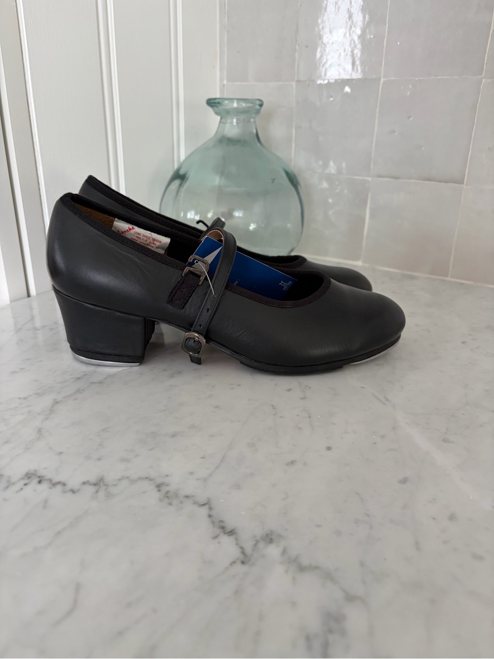Sansha All Leather Tap Shoes Cuban Heel NWT Run Very Small